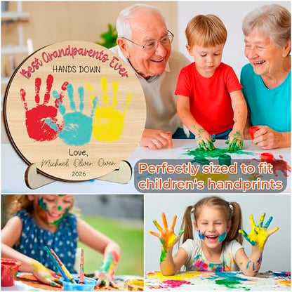 Personalized Hands Down Best Grandma Ever Handprint Kit with Non