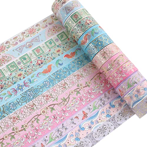 12 Rolls Floral Washi Tape Set (12 Count)