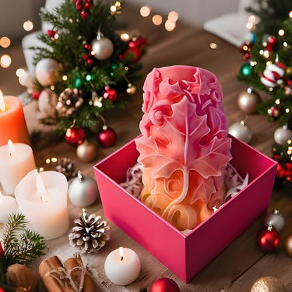 Maple Leaf Embossed Candle Molds