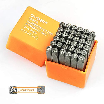36Pcs. Steel Metal Stamping Kit