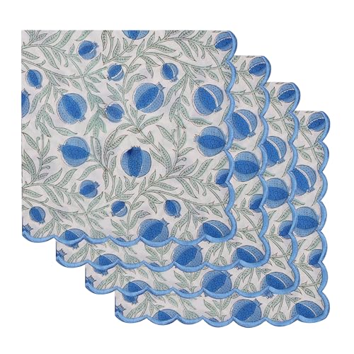 Hand Block Print Cloth Napkins (4 Count)