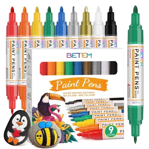 9 Count Oil Based Paint Pens