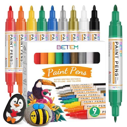 9 Count Oil Based Paint Pens
