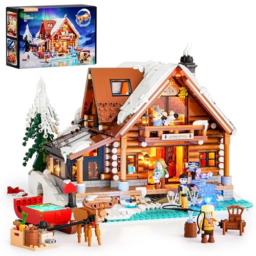 Aurora Cabin Christmas Lighting