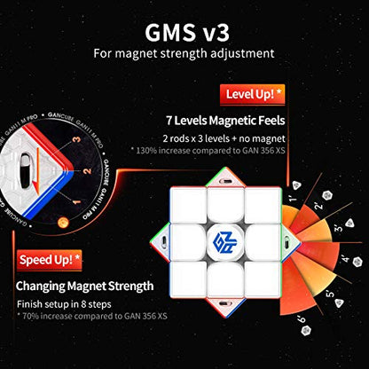 11 M Pro Speed Cube 3x3 Magnetic Puzzle