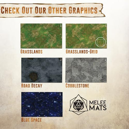 44"x60" Vinyl Battle Mat for Warhammer 40k Terrain & DND Tabletop Gaming