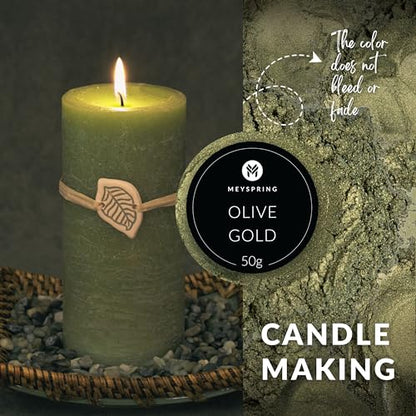 Olive Gold Epoxy Resin Green Pigment