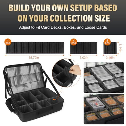 Card Deck Storage Bag for 2000+ Cards (2.76 Count)