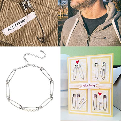 3 Inch Large Safety Pins (100 Count)