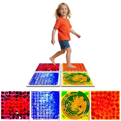 Sensory Floor Tiles for Toddlers 3+ (4 Count)