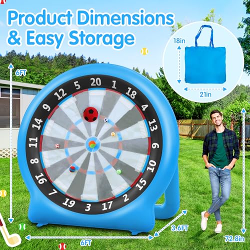 6FT Inflatable Dartboard