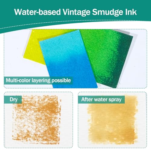 Mini Smudge Ink Pads for Stamps