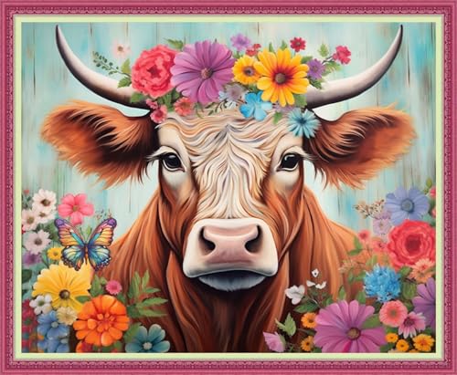 Cross Stitch Stamped Full Embroidery Kits DIY 11CT Cotton Thread Printed DIY Needlepoint Kits Craft Needlework Set Cross