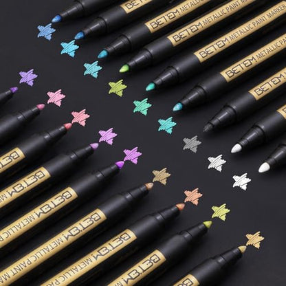 Metallic Paint Markers (18 Count)