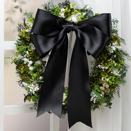Black Satin Ribbon 3 Inch x 10 Yards Double Faced