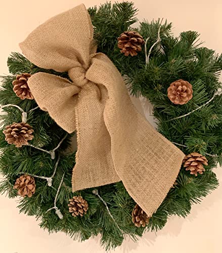 5 Inch Wide 11 Yards Burlap Ribbon