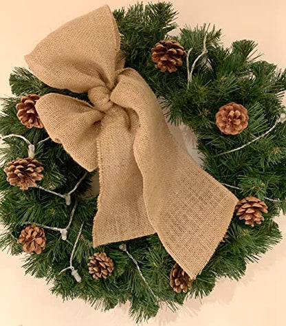 5 Inch Wide 11 Yards Burlap Ribbon