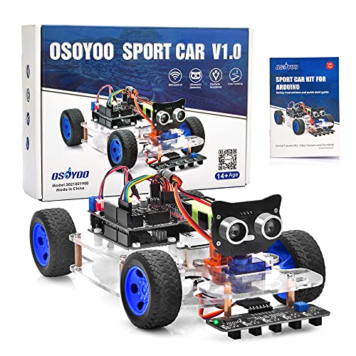 Robot Car DIY Smart Kit with Servo Power Steering for Arduino UNO