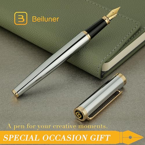 Silver Chrome Fountain Pen