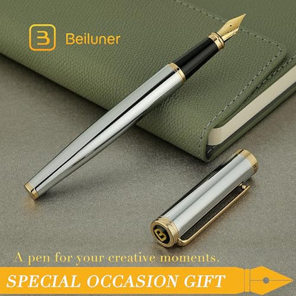 Silver Chrome Fountain Pen