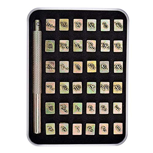 37 Pieces Leathercarft Stamping Tool Set