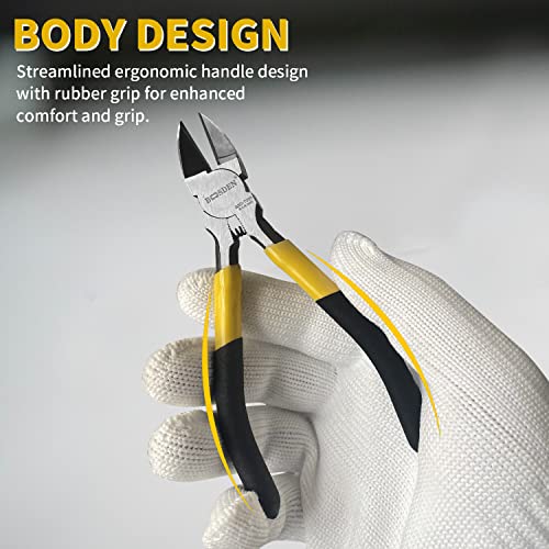 Wire Cutter 5 inch Cutting Pliers Diagonal Cutter Snipper