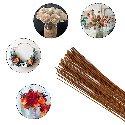 18 Gauge Brown Floral Wire for Artificial Flower Making 16 inch