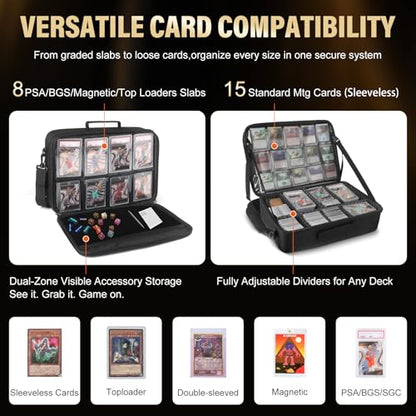 Card Deck Storage Bag for 2000+ Cards (2.76 Count)