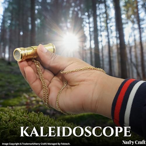 Brass Kaleidoscope with Wooden Box