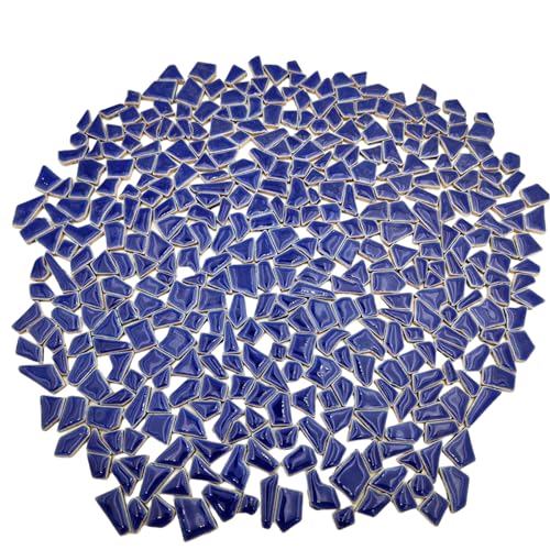 1.1LB Irregular Ceramics Mosaic Tiles (350 Count)