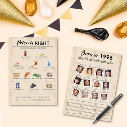 30 th Birthday Party Games (30 Count)
