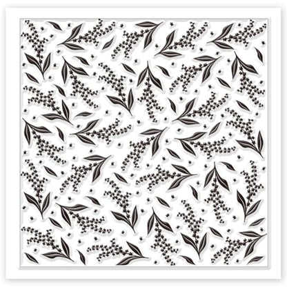 Lily of The Valley Polymer Clay Texture Sheets Flowers Silicone Texture Stamp Clay Texture Mat Modeling Pattern Pad Texture Sheets for Polymer Clay Jewelry and Clay Earrings Tools