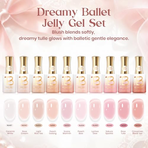 Beetles Nude Gel Nail Polish Set