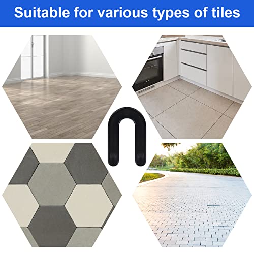 300 Pcs Horseshoe Shims U Shape Plastic Shims Tile Spacers 1