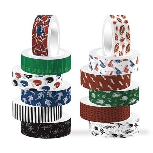 12 Rolls Sports Washi Tape (200 Foot)