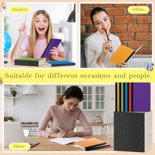 100 Pack A5 Composition Notebooks 5"x8" Wide Ruled Notebook (100 Count)