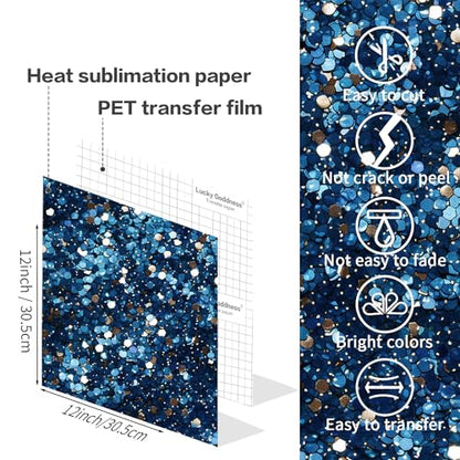Sublimation Transfer Sheets for Tumblers Blanks Tshirts (10 Count)