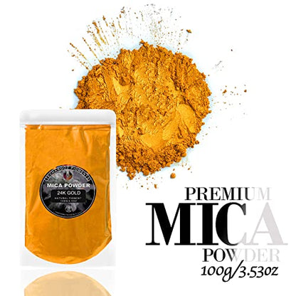 24K Gold Mica Powder Epoxy Resin