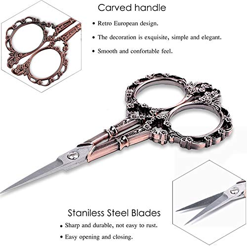 4.5inch Embroidery Scissors Small Multipurpose Scissors (2 Count)
