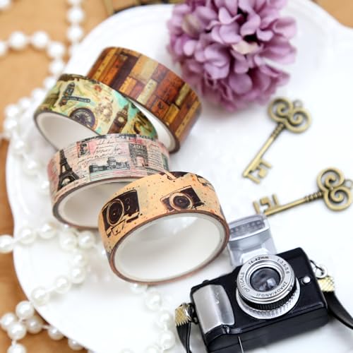 Vintage Washi Tape Set (16 Count)