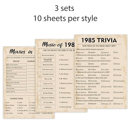 40th Birthday Party Games