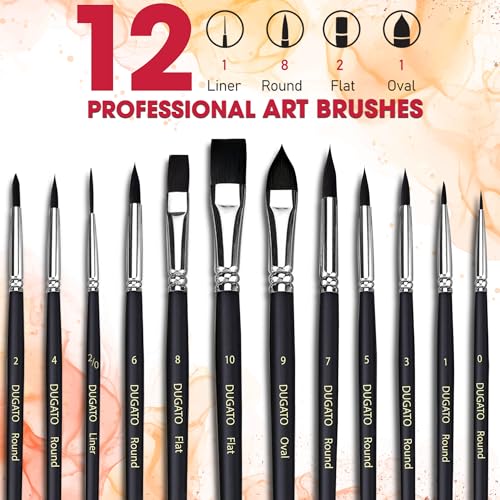 Watercolor Brush Set 12 pc (12 Count)