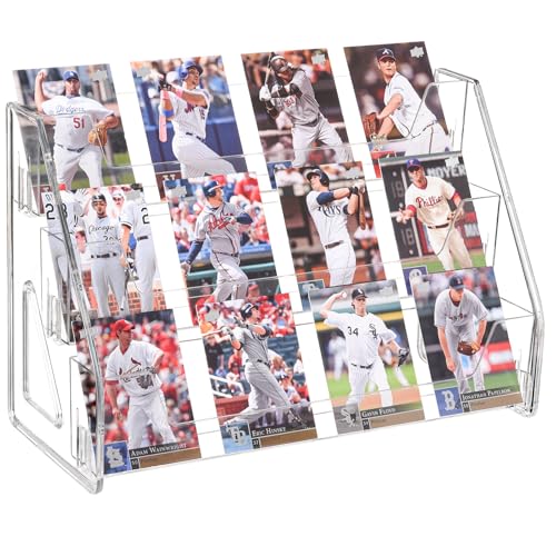 Upgraded 3 Tier Acrylic Card Display Stand