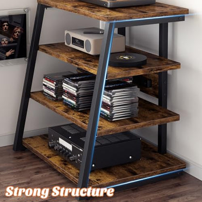 AV Media Stand with Outlets