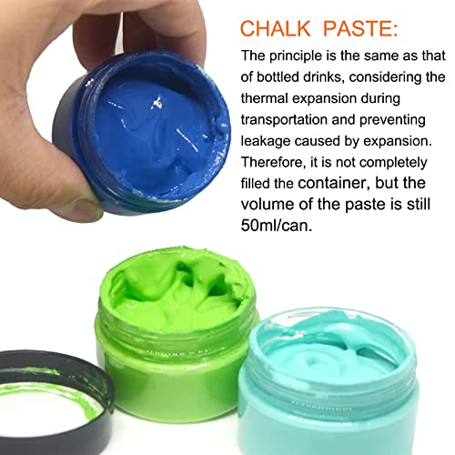 8 Color Chalk Paste Paint Set (8 Count)
