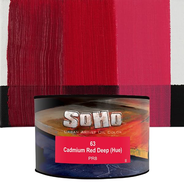 Oil Paint Cadmium Red Deep Hue (14.54 Fl Oz)