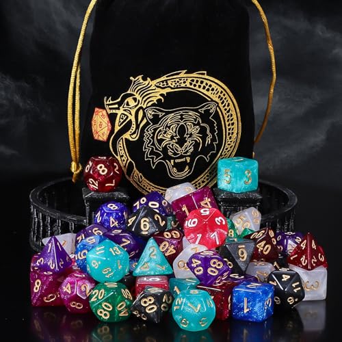 10 Sets Polyhedral Dice (70 Count)