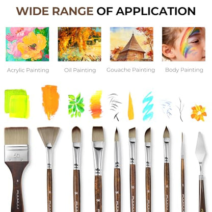 25pcs Paint Brush Set (25 Count)