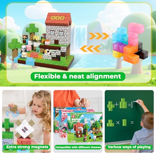300PCS Magnetic Blocks