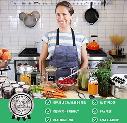 Canning Supplies Starter Kit with Rack